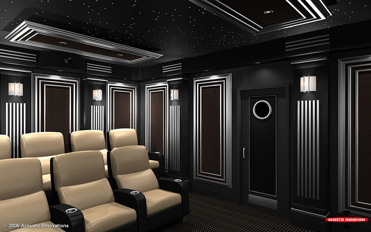 innovative themed home theater designs