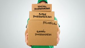 boxes carrying passwords