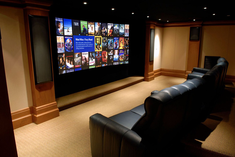 beautiful home theater