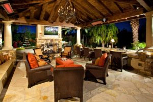 outdoor tv patio seating