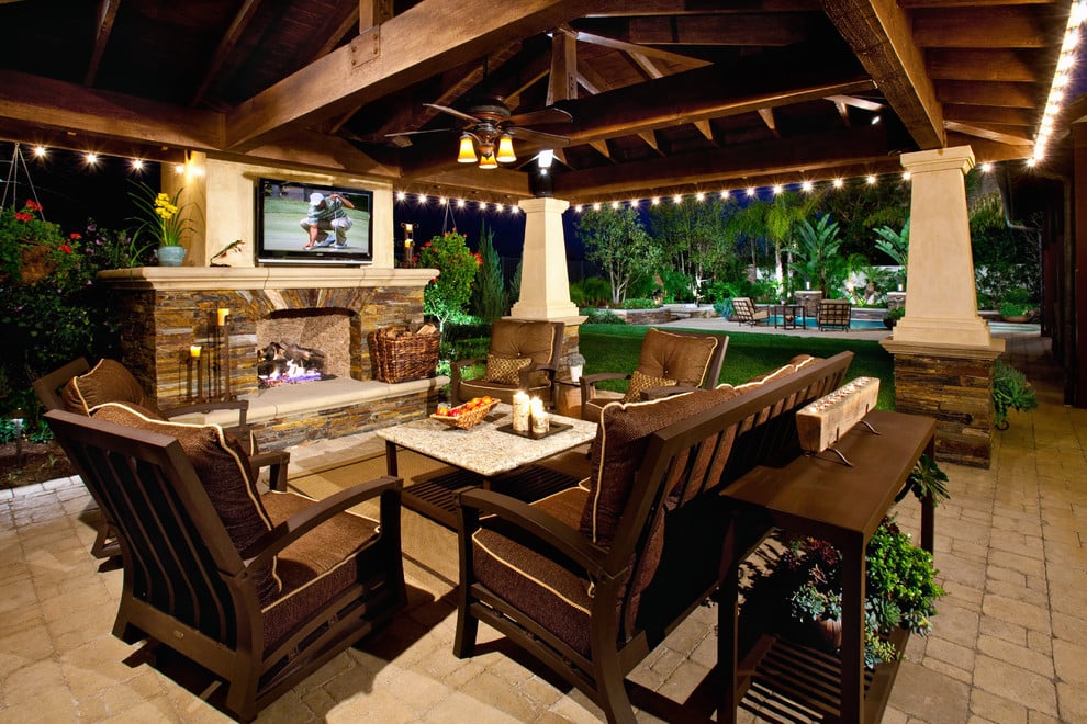 outdoor tv gazebo